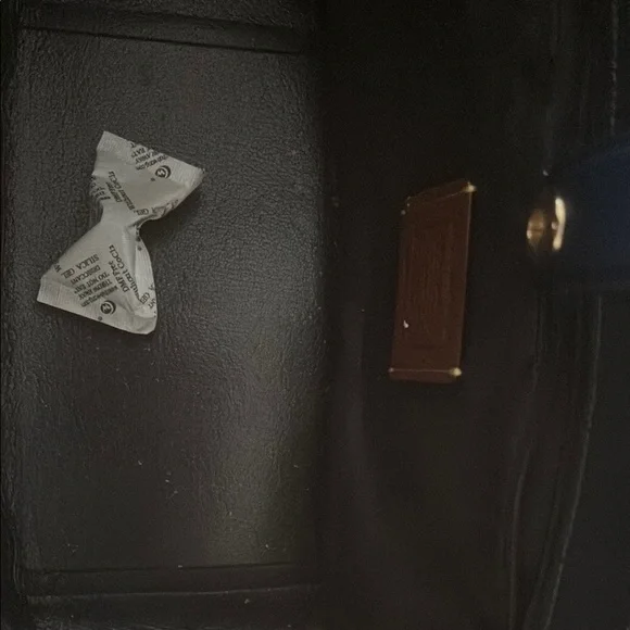 Coach Dark Blue Leather Tote - Picture 6 of 6